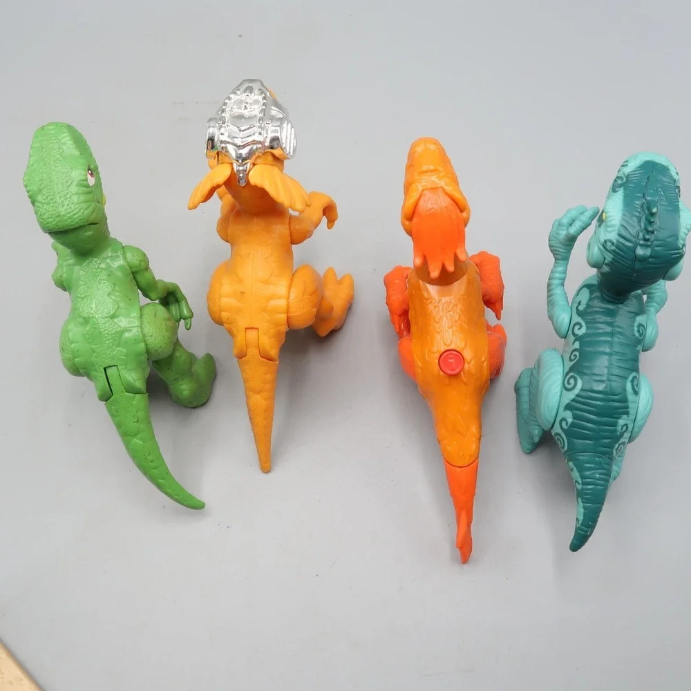 Imaginext Zuru Jurassic Dinosaur Figures Velociraptor Pterodactyl Toy Lot of 4